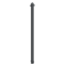 Dekorativ puller | Serie 468B | � 60 mm | fastmonteret, til indst�bning i beton med jordanker, total l�ngde ca. 1400 mm | uden l�s | med 2 �jer